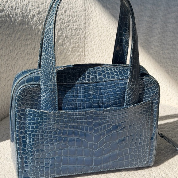 Chanel Blue Crocodile Handbag - Excellent Condition - Picture 3 of 8